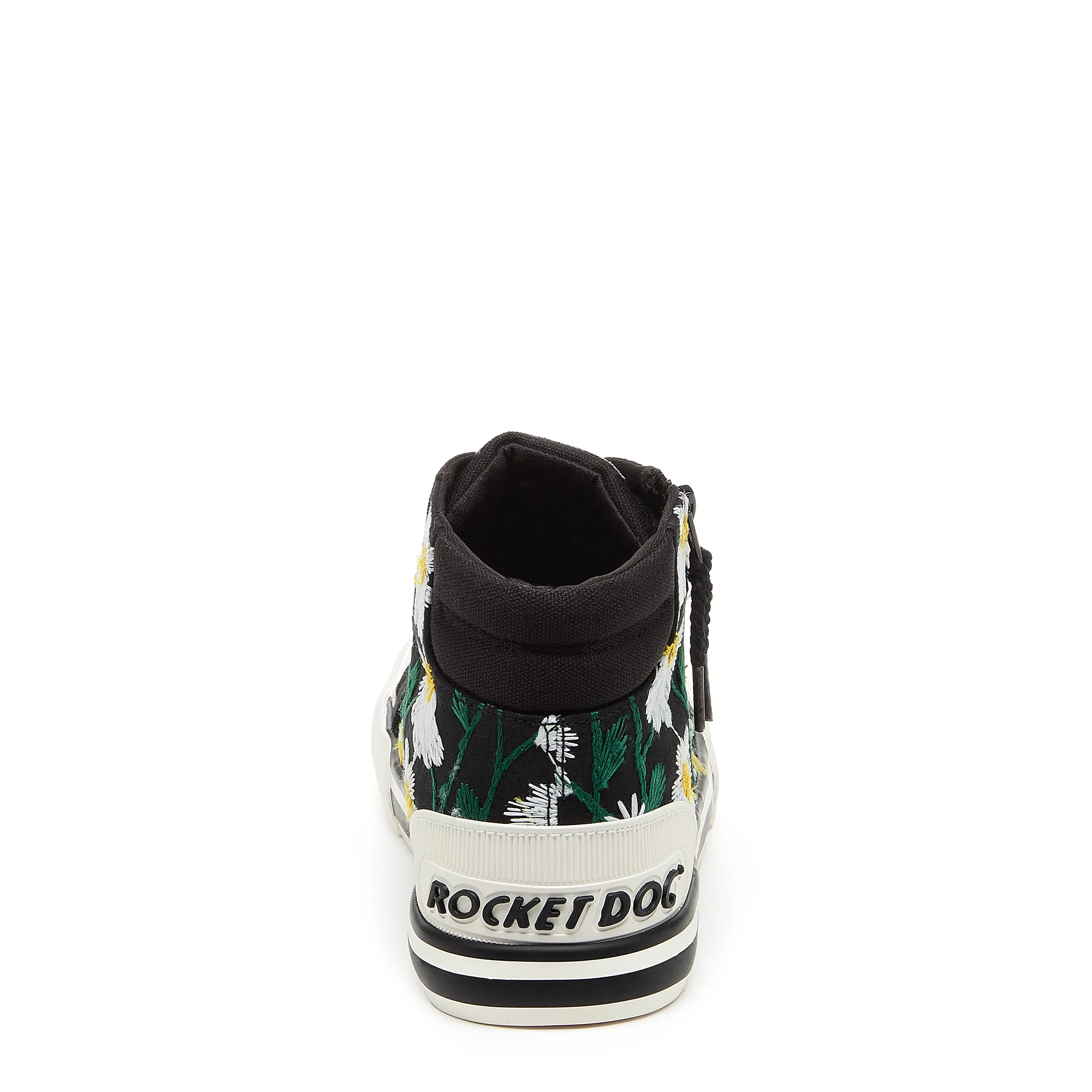 Jazzin Embroidered Floral Black High Top Sneaker sold by Rocket Dog product image thumbnail 4