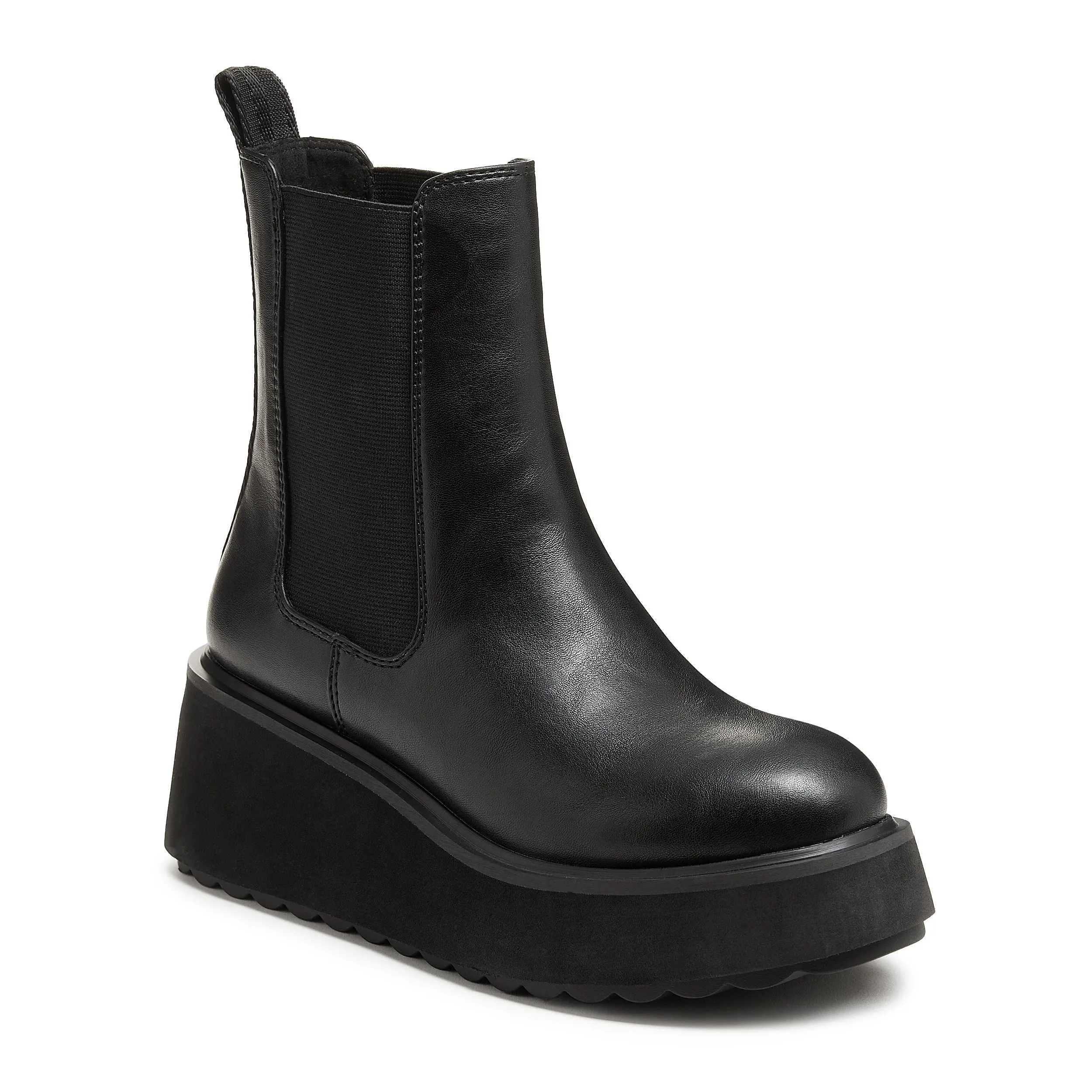 Heyday All Black Platform Chelsea Boot sold by Rocket Dog product image thumbnail 3