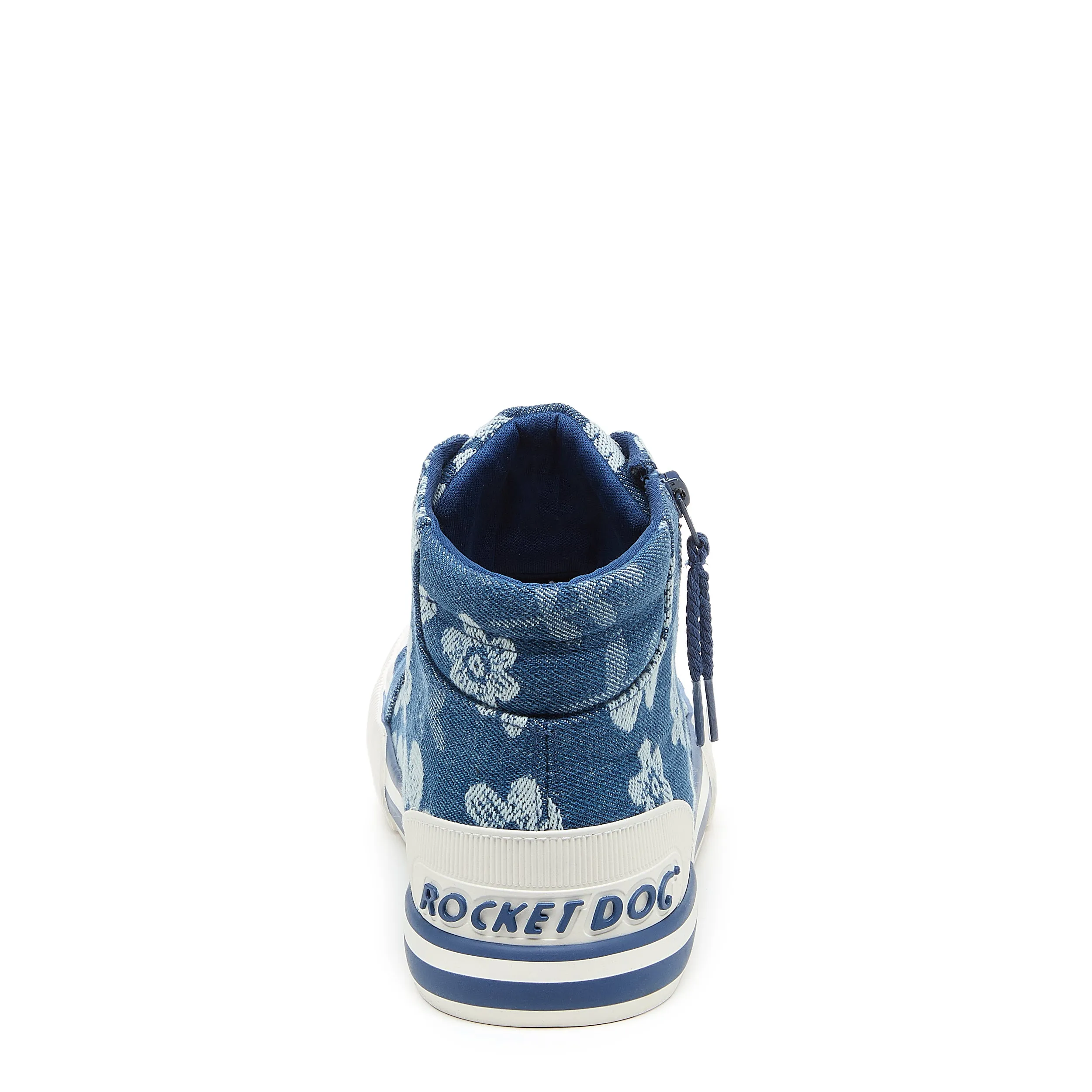 Jazzin Embroidered Floral Blue High Top Sneaker sold by Rocket Dog product image thumbnail 4