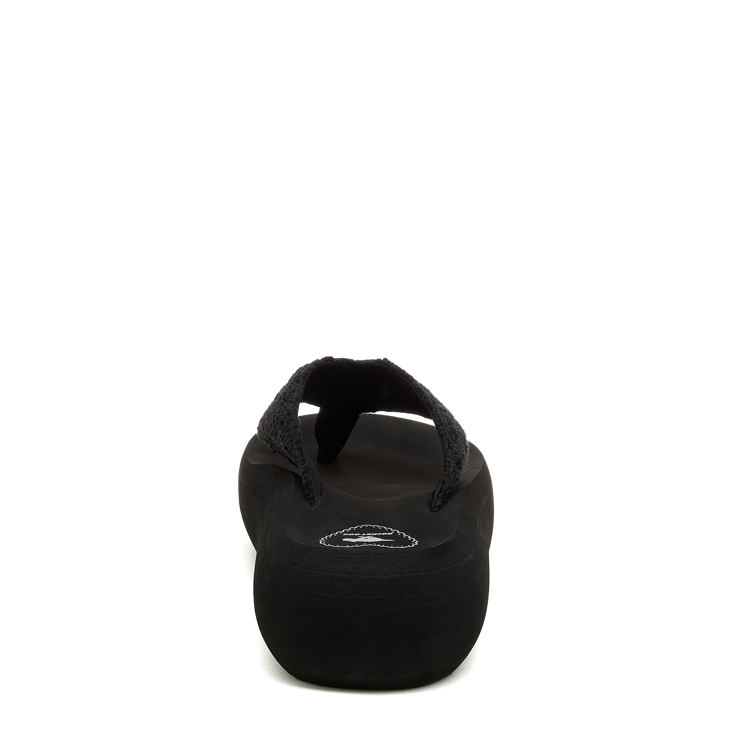 Sandy Black Crochet Platform Flip Flop sold by Rocket Dog product image thumbnail 4