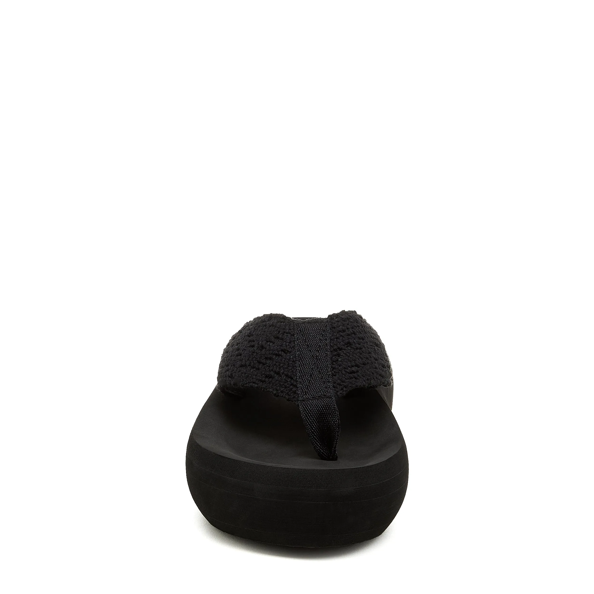 Sandy Black Crochet Platform Flip Flop sold by Rocket Dog product image thumbnail 5