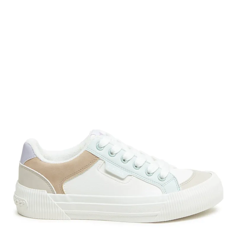 Cheery White Color Block Sneaker sold by Rocket Dog