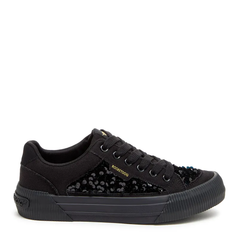 Cheery Black Sequin Sneaker sold by Rocket Dog
