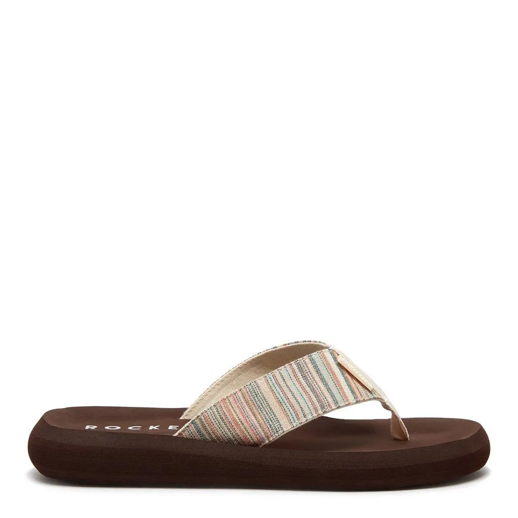 Spotlight Multicolor Brown Flip Flop sold by Rocket Dog