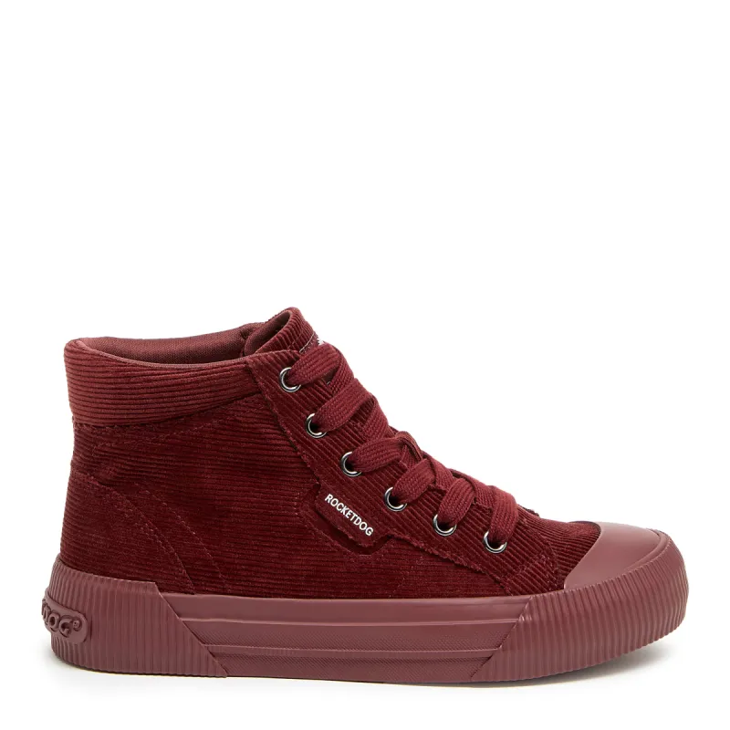 Cheery Rust Corduroy High Top Sneaker sold by Rocket Dog