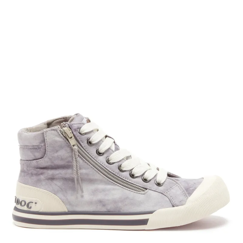 Jazzin Grey Tie-Dye High Top Sneaker sold by Rocket Dog