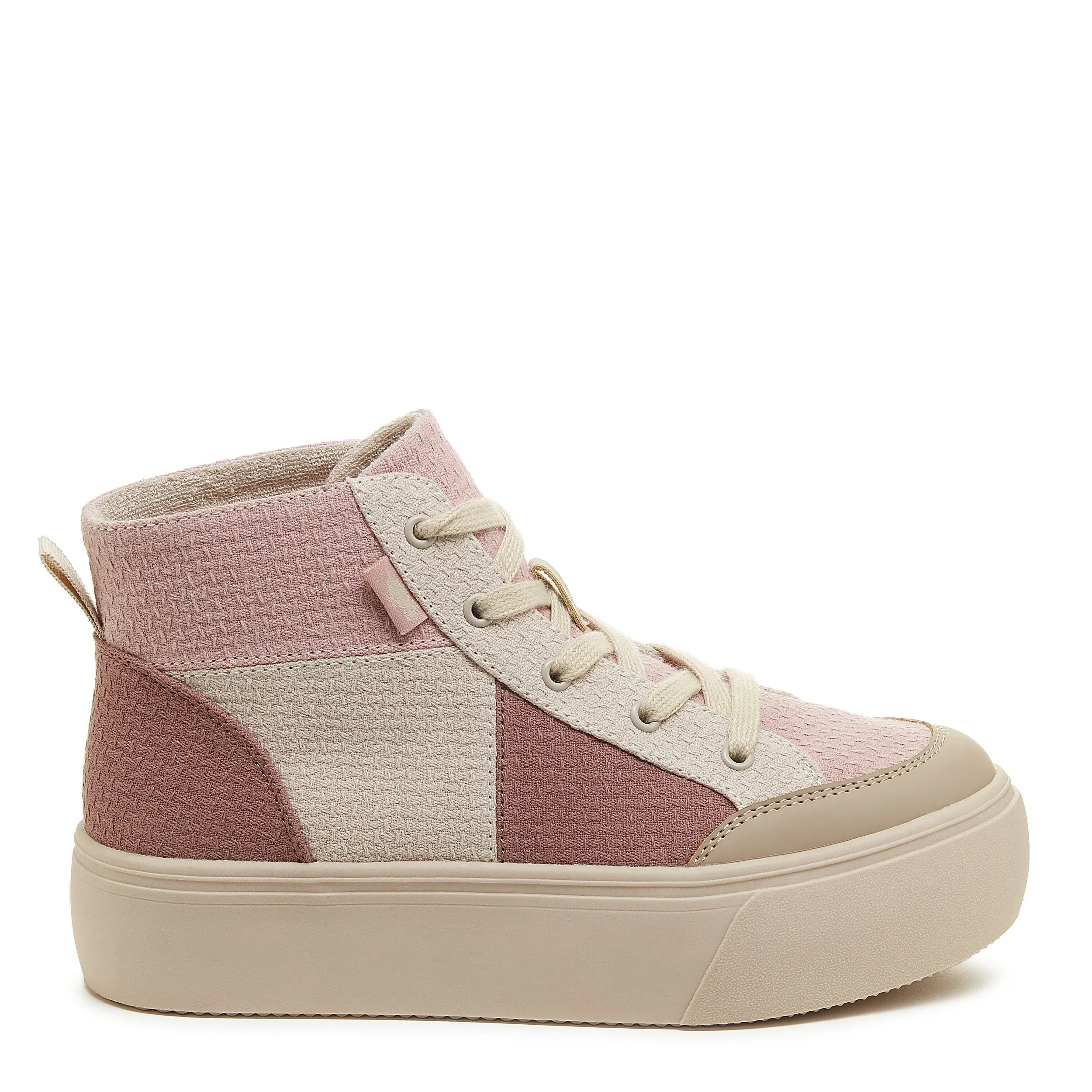 Flair Pink Patchwork Platform Sneaker sold by Rocket Dog