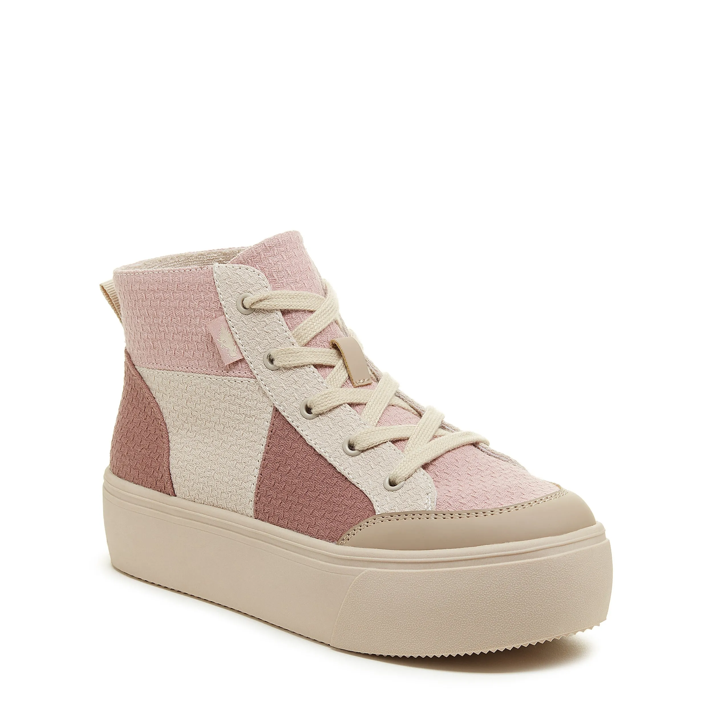 Flair Pink Patchwork Platform Sneaker sold by Rocket Dog product image thumbnail 2