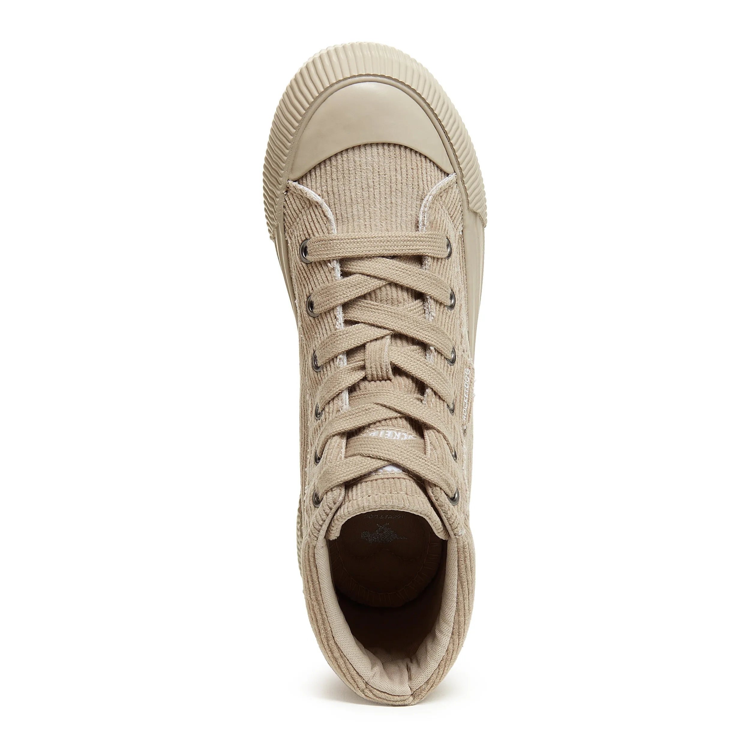Cheery Taupe Corduroy High Top Sneaker sold by Rocket Dog product image thumbnail 4