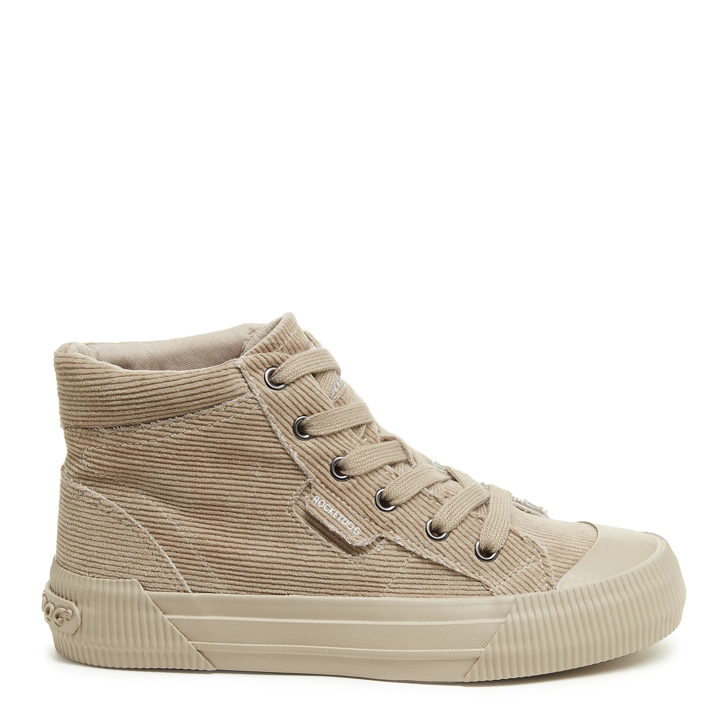 Cheery Taupe Corduroy High Top Sneaker sold by Rocket Dog