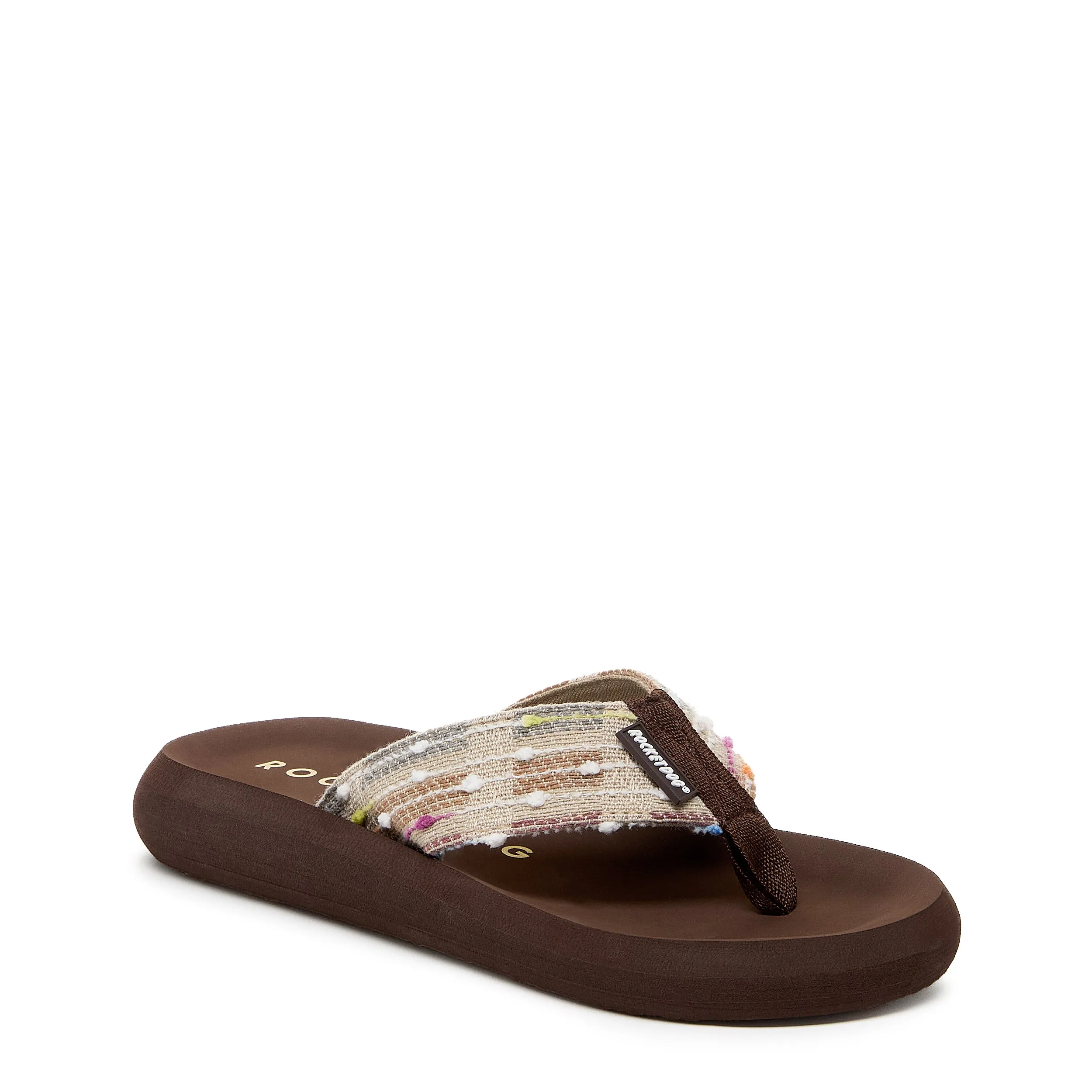 Spotlight Brown Multi Woven Flip Flop sold by Rocket Dog product image thumbnail 3