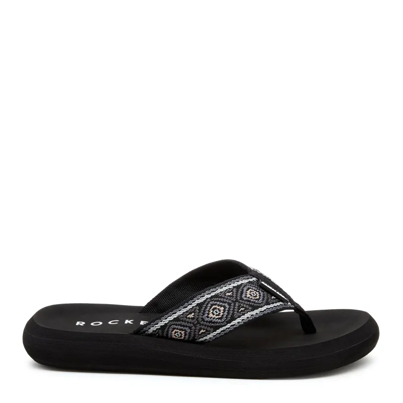 Spotlight Black Multi Flip Flop sold by Rocket Dog