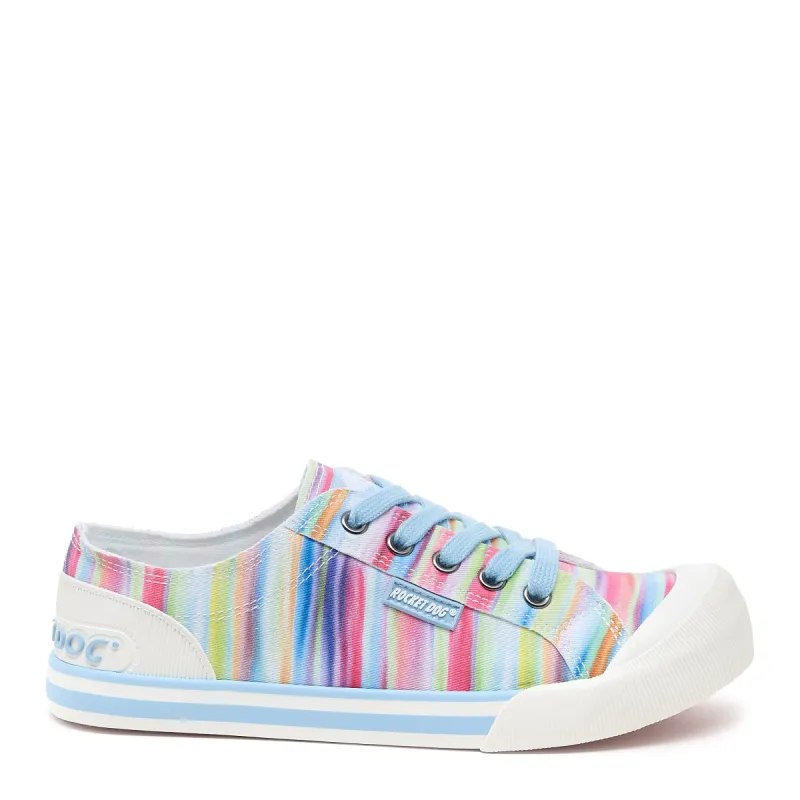 Jazzin Pastel Rainbow Sneaker sold by Rocket Dog