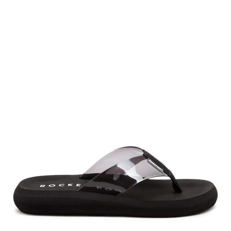 Sunset Grey Clear Flip Flop sold by Rocket Dog