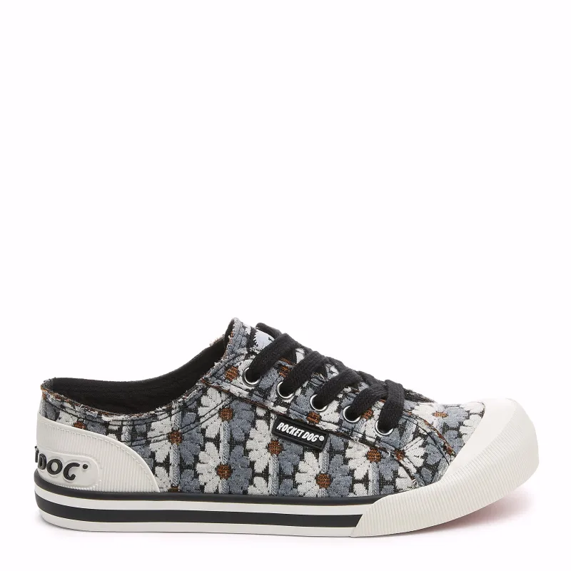 Jazzin Black Grey Daisy Sneakers sold by Rocket Dog