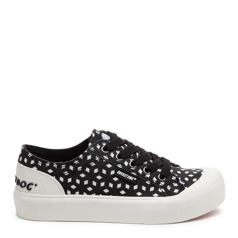 Jazzin Plus Black Mosaic Sneaker sold by Rocket Dog