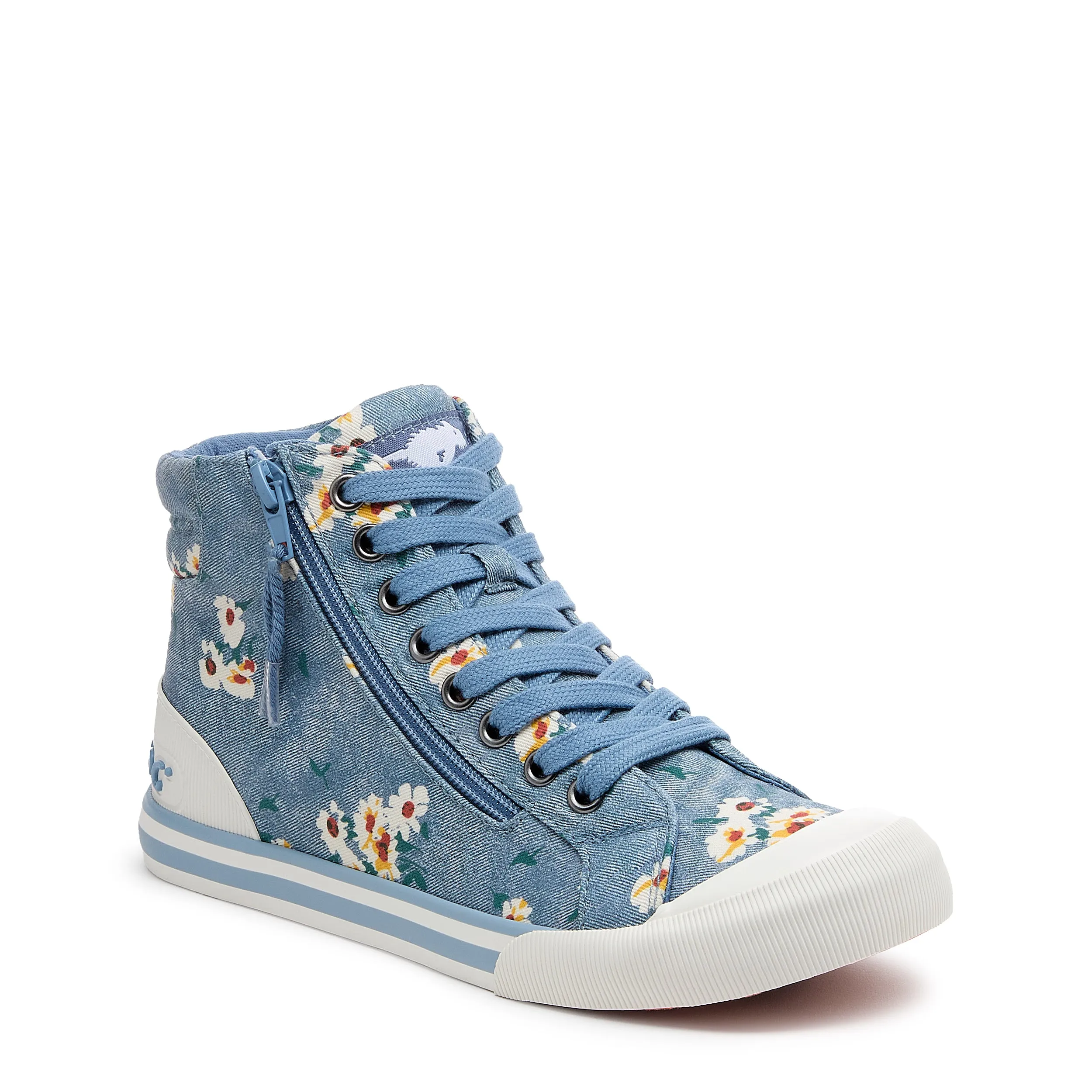 Jazzin Blue Floral High Top Sneaker sold by Rocket Dog product image thumbnail 2