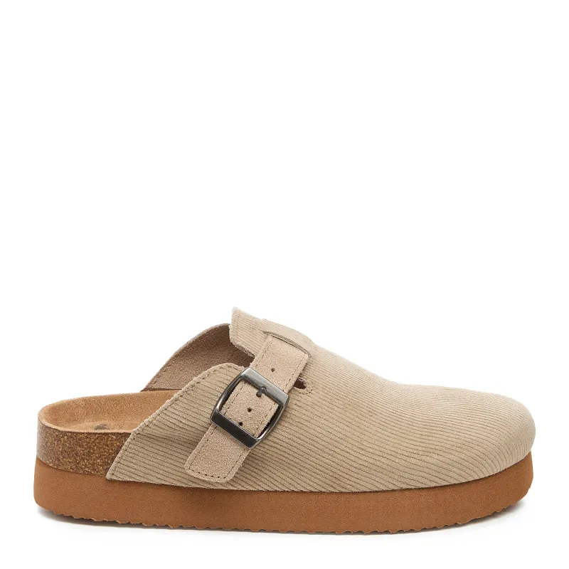Abel Plus Taupe Corduroy Mule sold by Rocket Dog