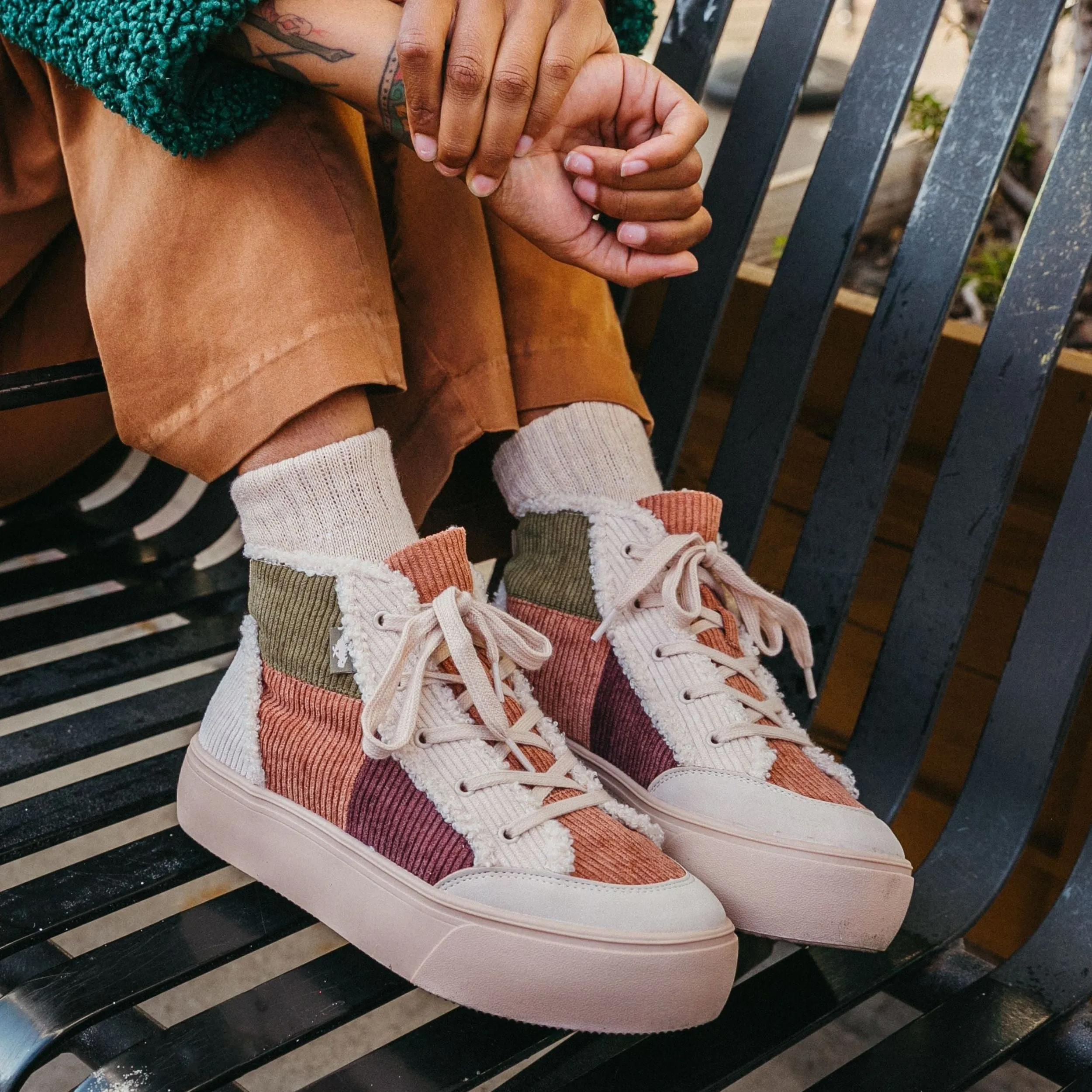 Flair Natural Patchwork Platform Sneaker sold by Rocket Dog product image thumbnail 2