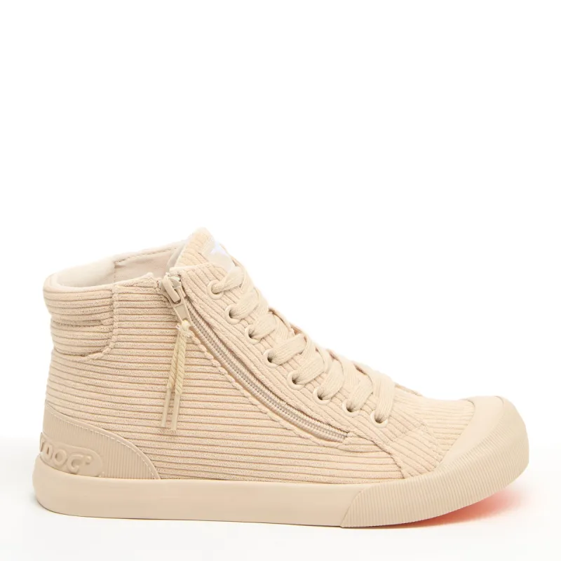 Jazzin Natural Corduroy High Top Sneaker sold by Rocket Dog