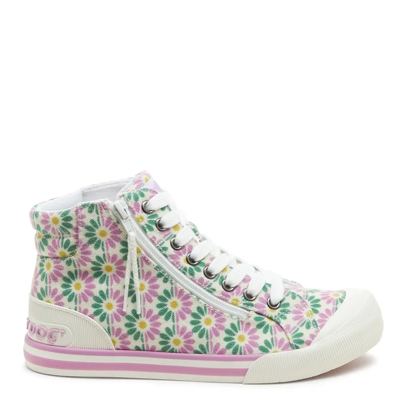 Jazzin Pastel Floral High Top Sneaker sold by Rocket Dog