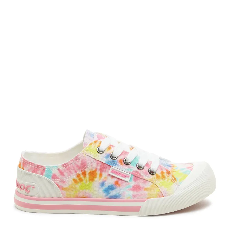 Jazzin Bright Tie Dye Sneaker sold by Rocket Dog