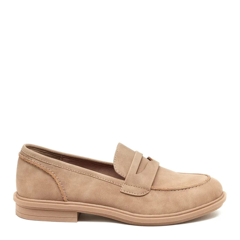 Gabby Taupe Loafer made by Rocket Dog