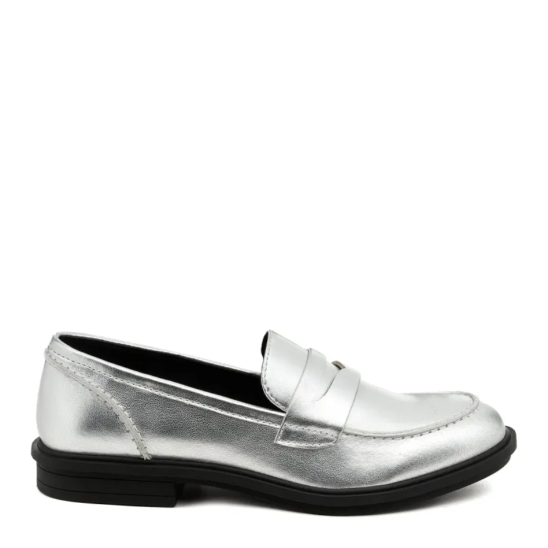 Gabby Silver Loafer sold by Rocket Dog
