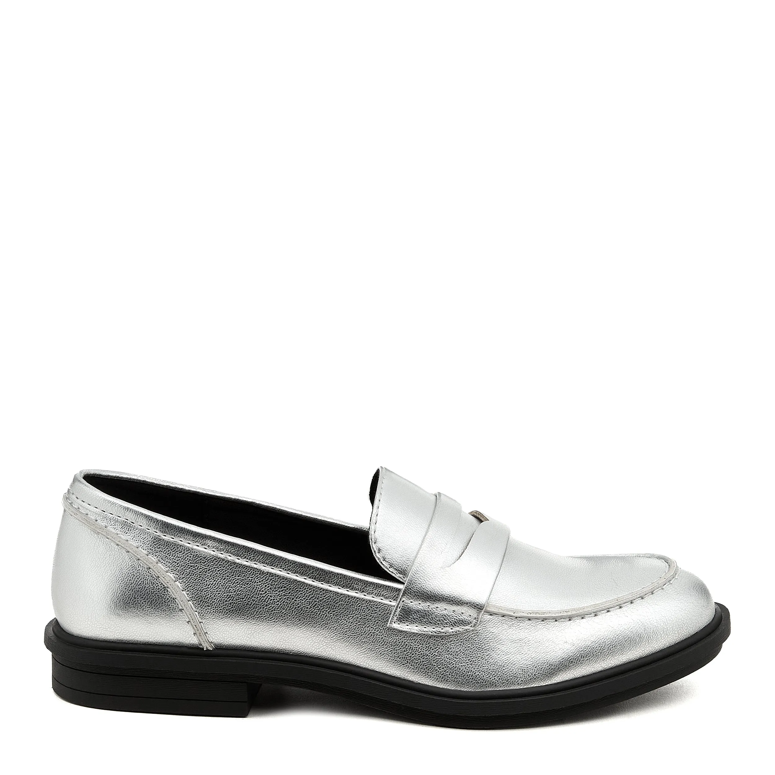 Gabby Silver Loafer sold by Rocket Dog