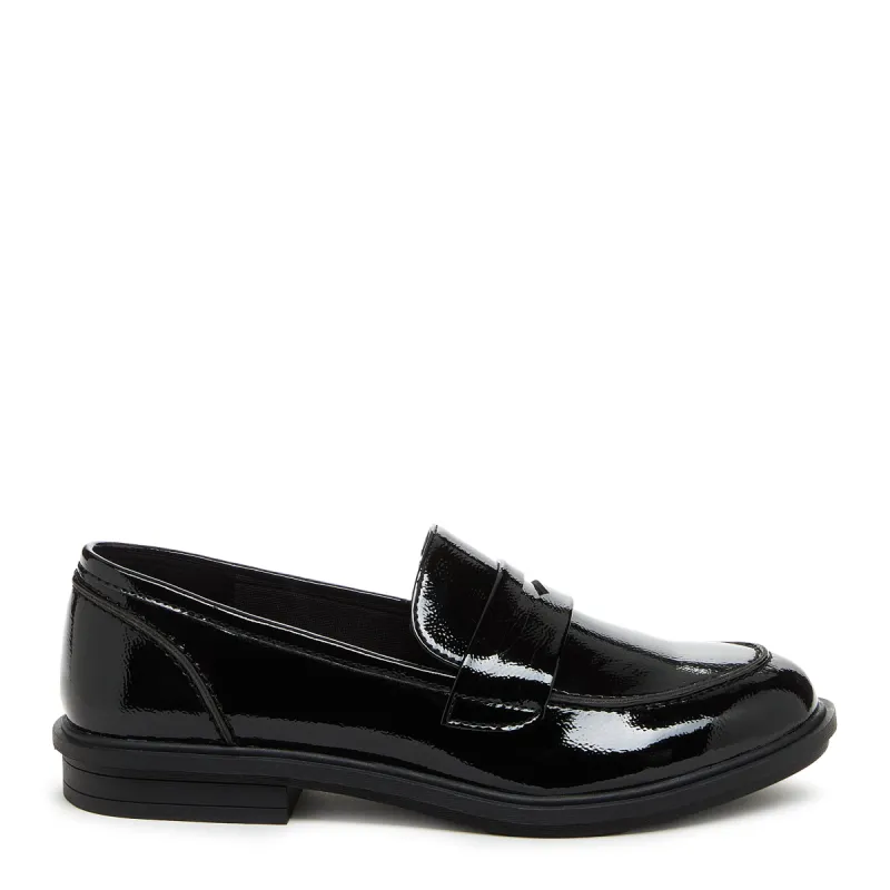 Gabby Black Patent Loafer sold by Rocket Dog