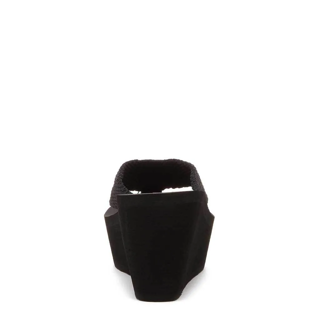 Diver Black Wedge Flip Flop sold by Rocket Dog product image thumbnail 4