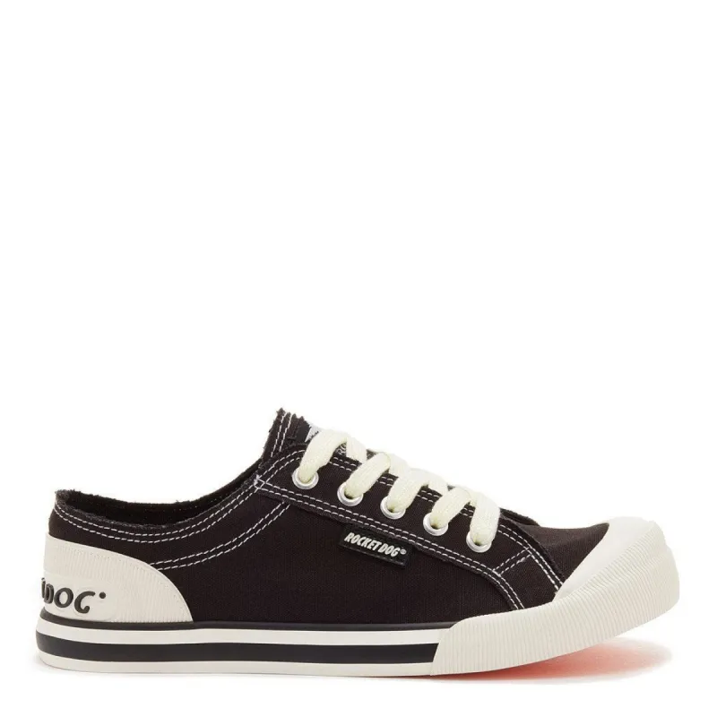 Jazzin Black Canvas Women's Sneaker sold by Rocket Dog