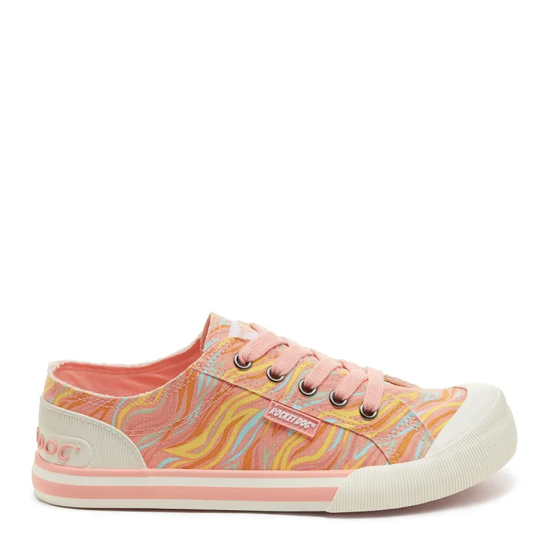 Jazzin Wavy Pink Sneaker sold by Rocket Dog
