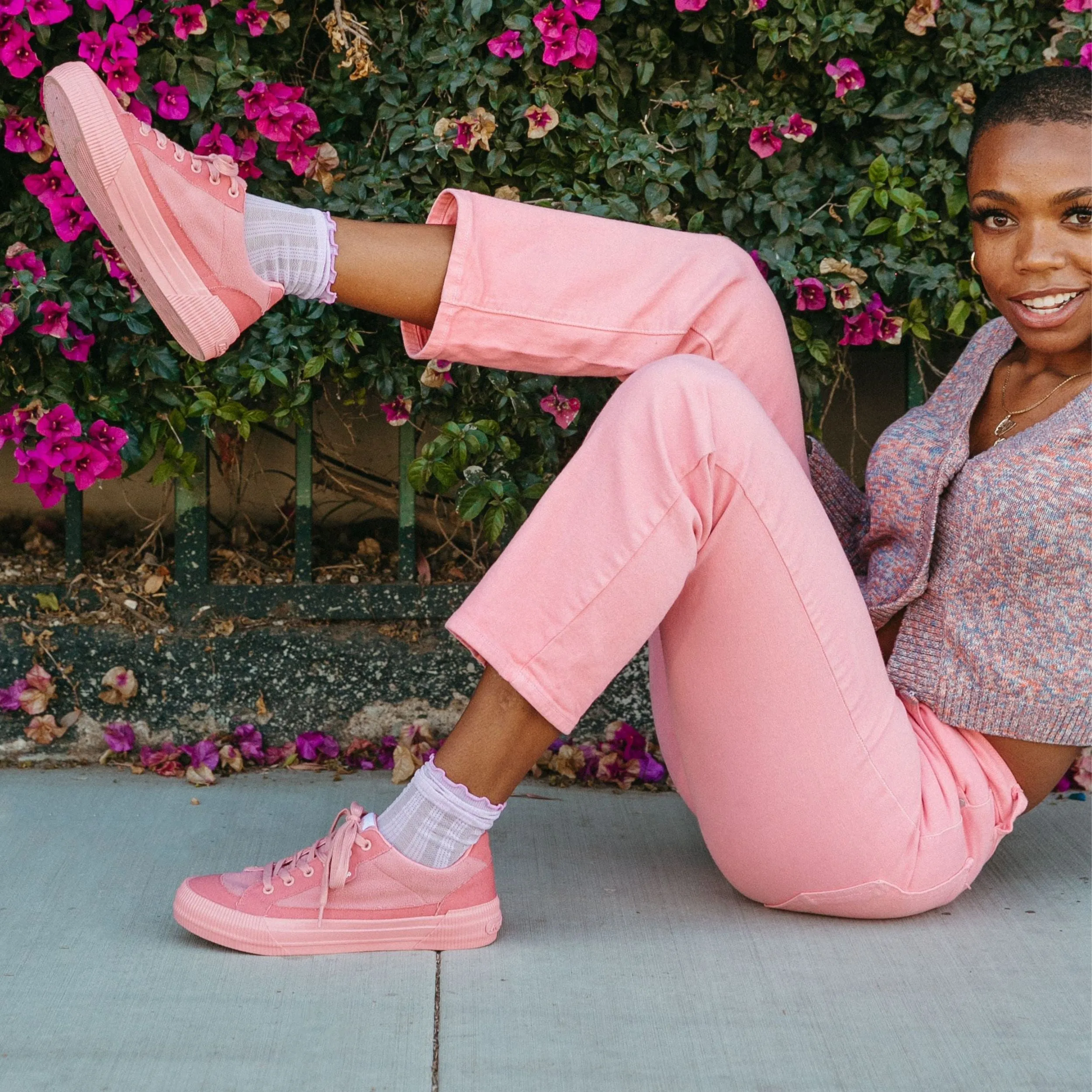 Cheery Rose Pink Shearling Sneaker sold by Rocket Dog product image thumbnail 2