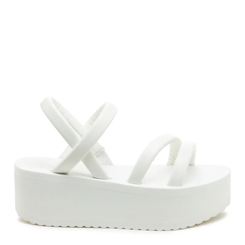Haven White Platform Sandal sold by Rocket Dog