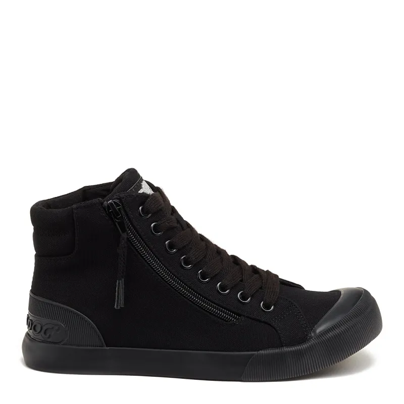 Jazzin All Black High Top Sneaker sold by Rocket Dog