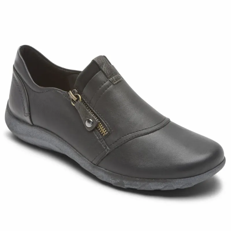 Cobb Hill AMALIE ZIPPER SLIPON BLACK sold by Rockport