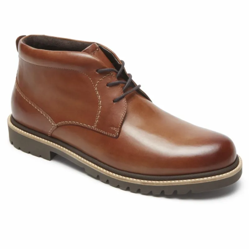 Rockport Men MARSHALL CHUKKA COGNAC/LEATHER sold by Rockport