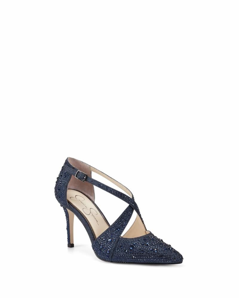 Jessica Simpson ACCILE NAVY/MICRO FLASH sold by Rockport
