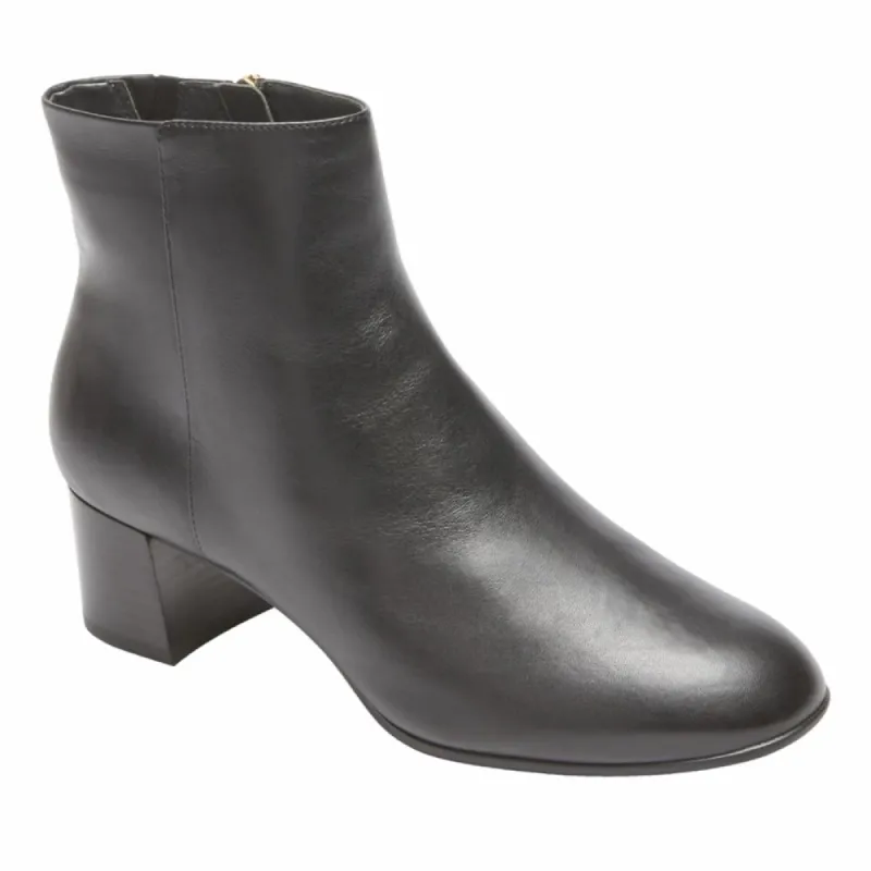 Rockport Women TOTAL MOTION NOVALIE BOOTIE 2 BLACK/LEATHER sold by Rockport