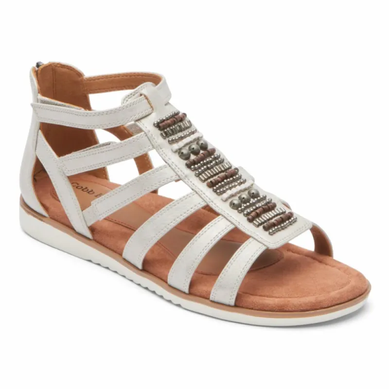 Cobb Hill ZION GLADIATOR TAUPE METALLIC SYNTHETIC ECO sold by Rockport