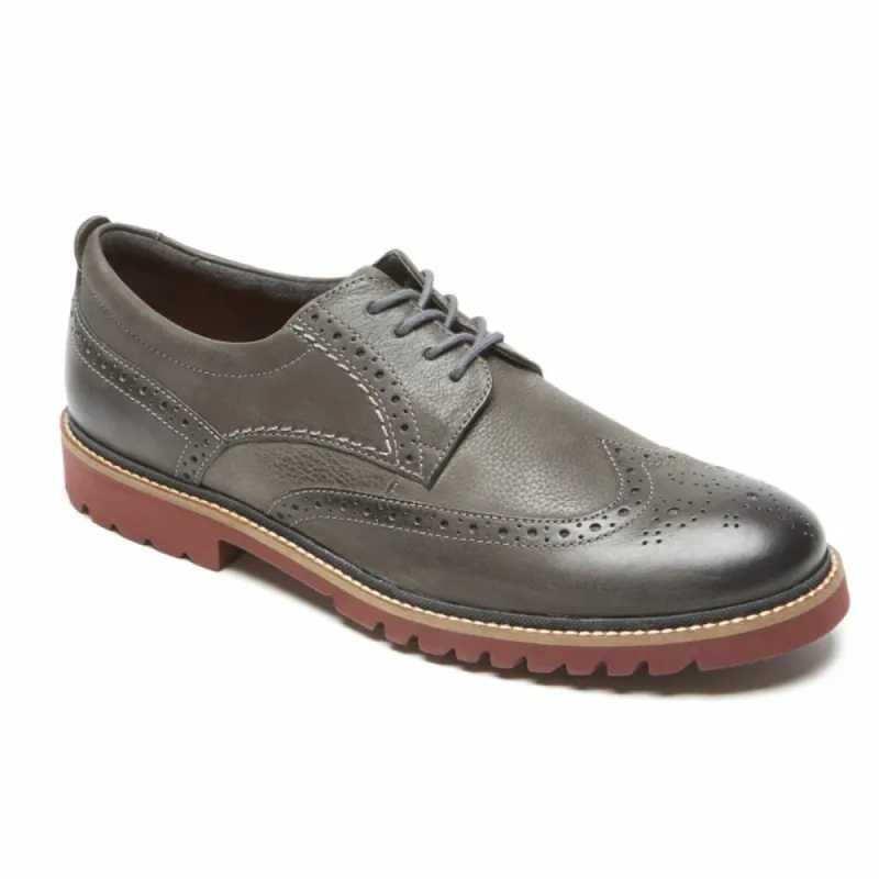Rockport Men MARSHALL WING TIP CASTLEROCK GREY sold by Rockport