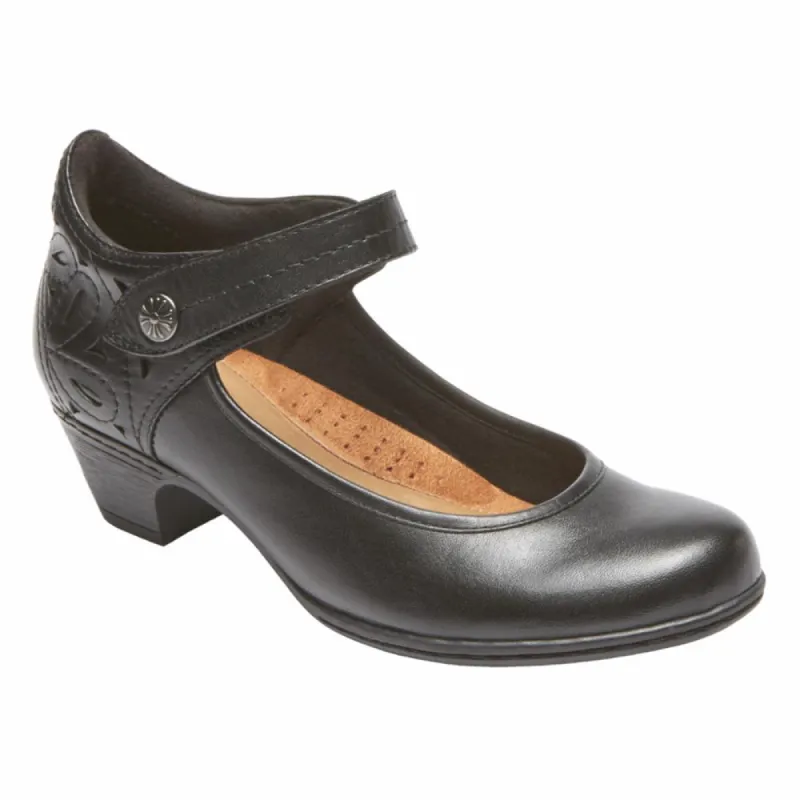 Cobb Hill ABBOTT ANKLE STRAP BLACK/LEATHER sold by Rockport