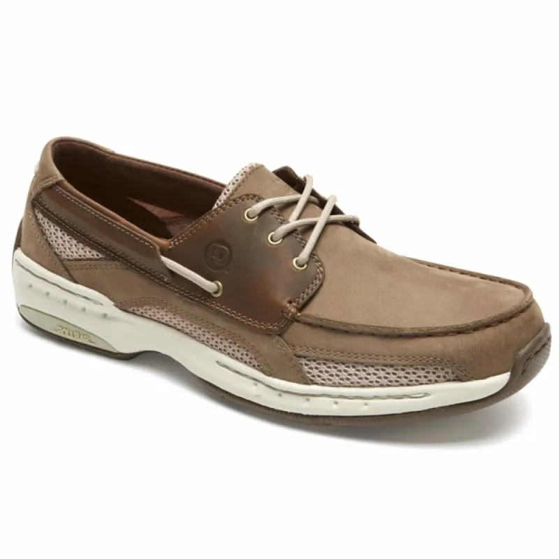 Dunham WATERFORD CAPTAIN BOAT SHOE TAUPE sold by Rockport