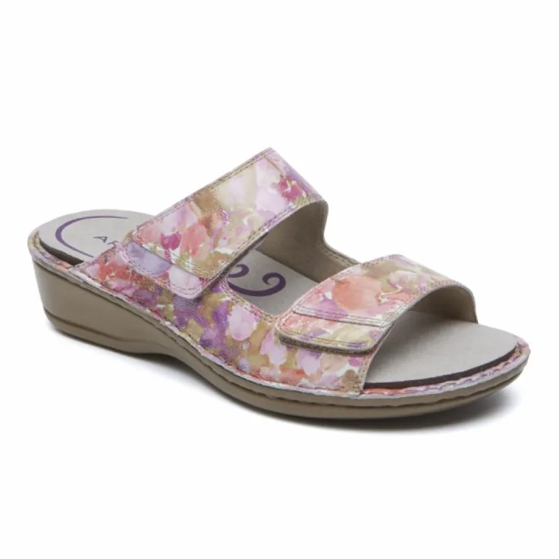 Aravon CAMBRIDGE 2 STRAP PINK/FLORAL sold by Rockport