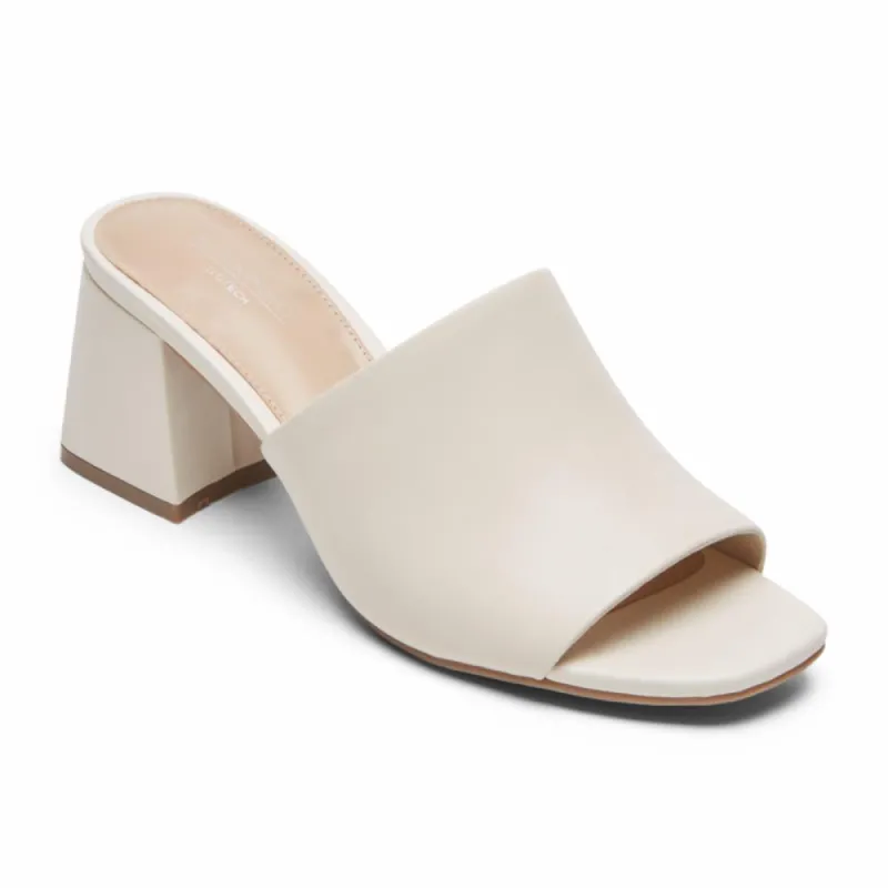 Rockport Women FARRAH SLIDE VANILLA LTHR sold by Rockport