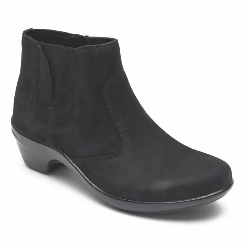 Aravon KITT BOOTIE BLACK/LEATHER made by Rockport