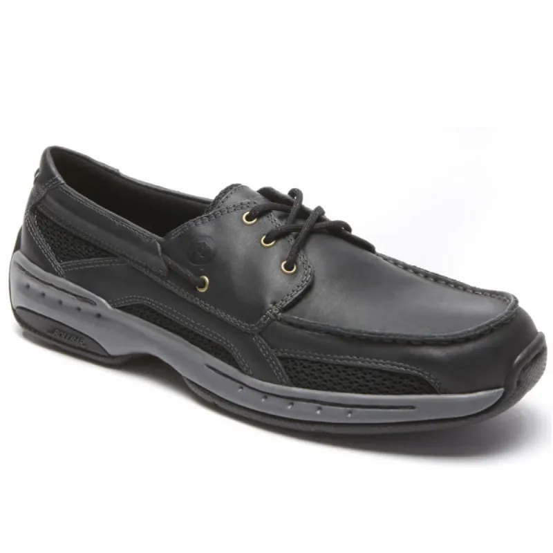 Dunham WATERFORD CAPTAIN BOAT SHOE BLACK sold by Rockport
