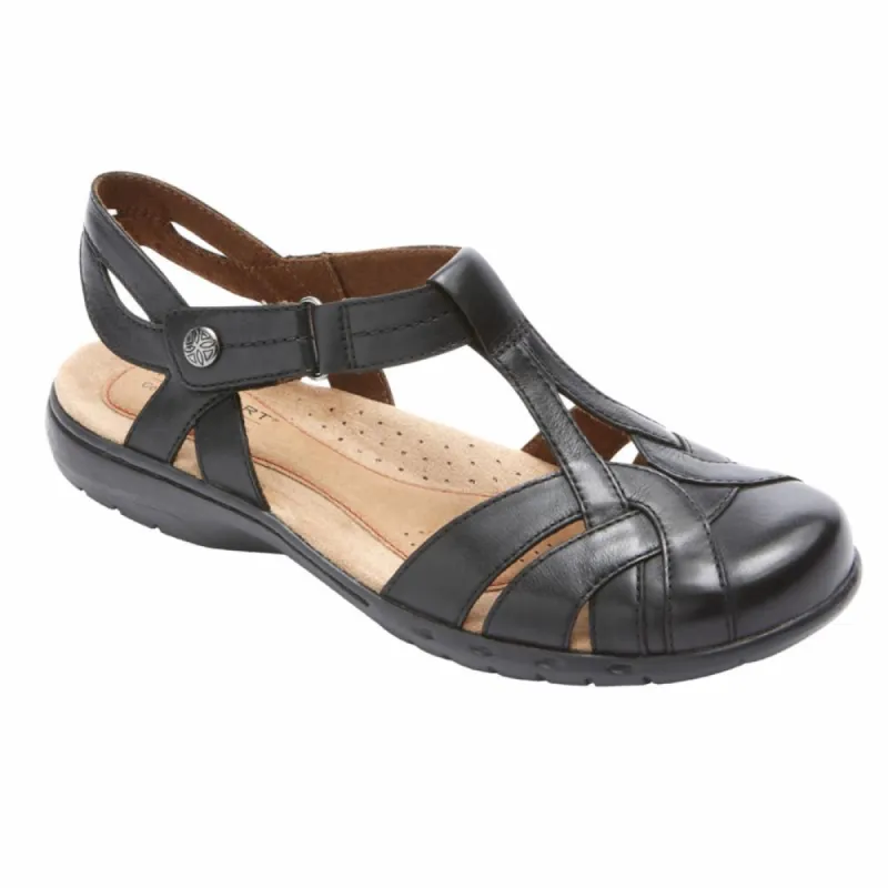 Cobb Hill PENFIELD TSANDAL BLACK/LEATHER sold by Rockport