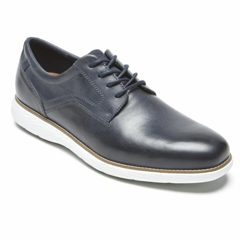 Rockport Men GARETT PLAIN TOE NEW DRESS BLUES/LEATHER sold by Rockport